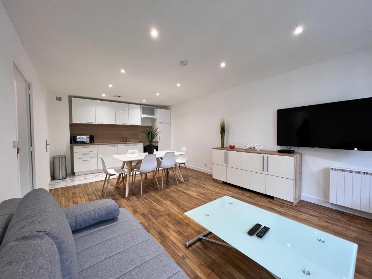 Sens - Appartement Proche Gare Et Centre Ville - Wifi Fibre - Check In Autonome - Bel Espace De Vie - Smart Tv Luaran gambar